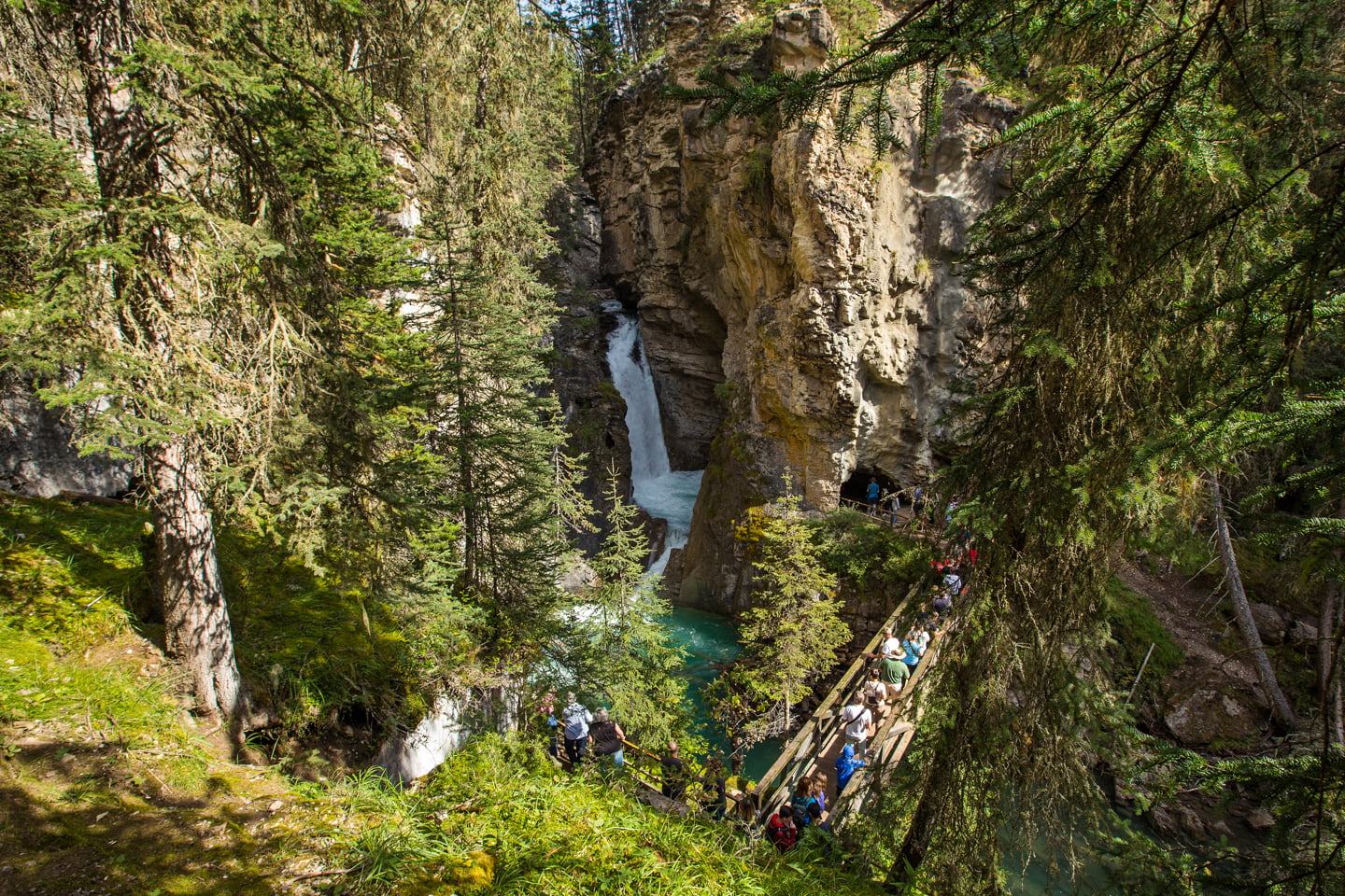 Exploring Johnston Canyon